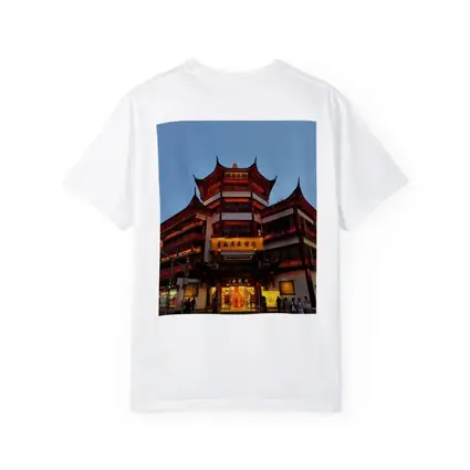 Shanghai Yuyuan Garden Building At Dusk