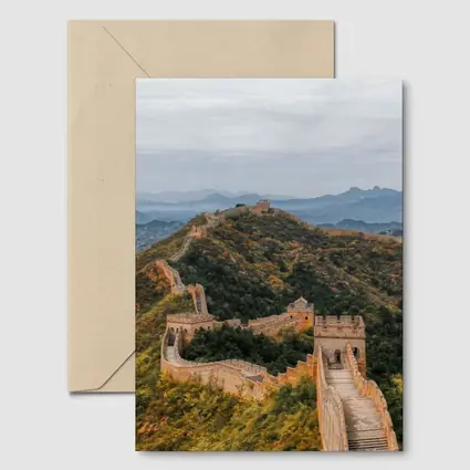 Great Wall of China Mountain Landscape