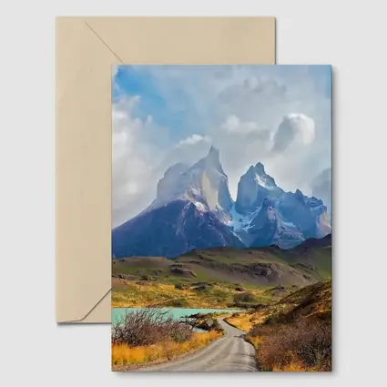 Torres del Paine Peaks Road Patagonia Chile