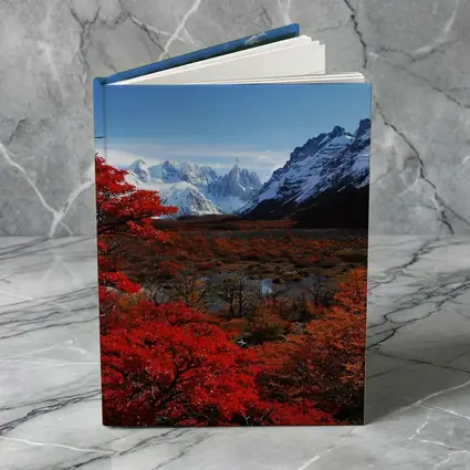 Cerro Torre Patagonia Red Autumn Trees