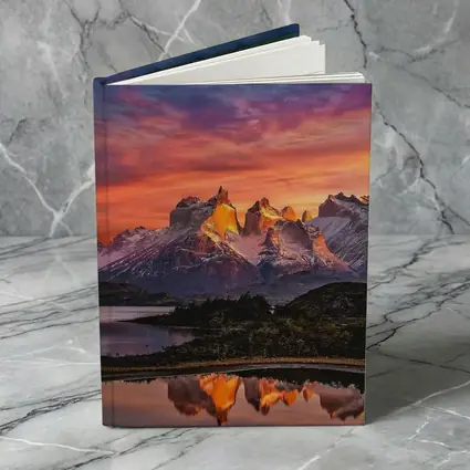 Torres del Paine Sunset Mountain Lake Reflection