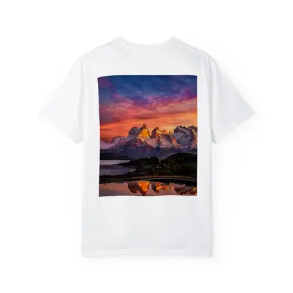 Torres del Paine Sunset Mountain Lake Reflection