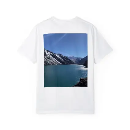 Turquoise Mountain Lake Clear Blue Sky