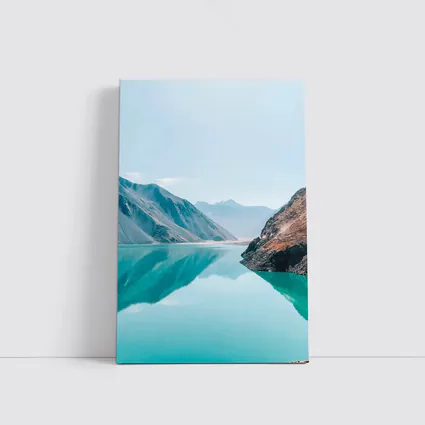 Turquoise Mountain Lake Calm Reflection