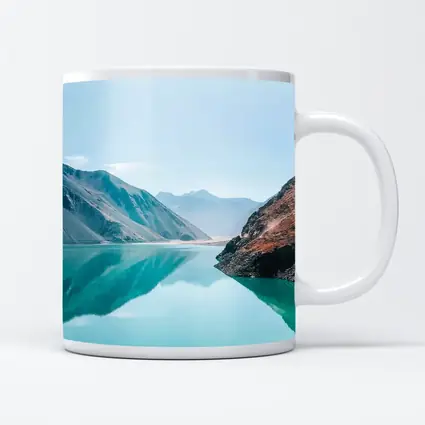 Turquoise Mountain Lake Calm Reflection