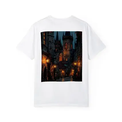 Prague Old Town Gothic Night Street Scene