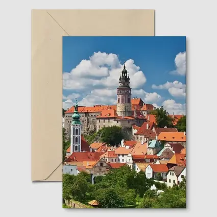 Cesky Krumlov Castle Tower Old Town
