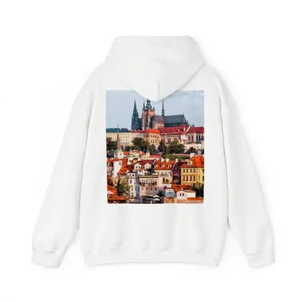 Prague Castle Skyline Over Vltava River
