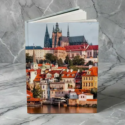 Prague Castle Skyline Over Vltava River