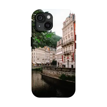 Karlovy Vary River Canal Historic Buildings