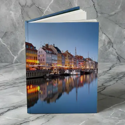 Nyhavn Canal Copenhagen Colorful Buildings Blue Dusk