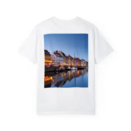 Nyhavn Canal Copenhagen Colorful Buildings Blue Dusk