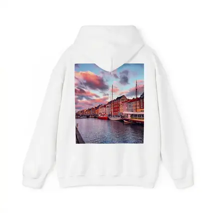 Nyhavn Canal Copenhagen Denmark Sunset Sky