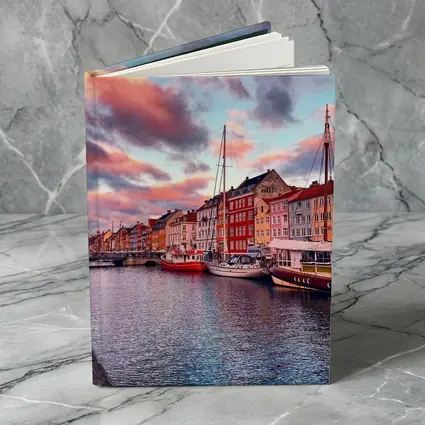 Nyhavn Canal Copenhagen Denmark Sunset Sky