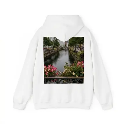 Aarhus Canal Bridge Flowers Denmark City