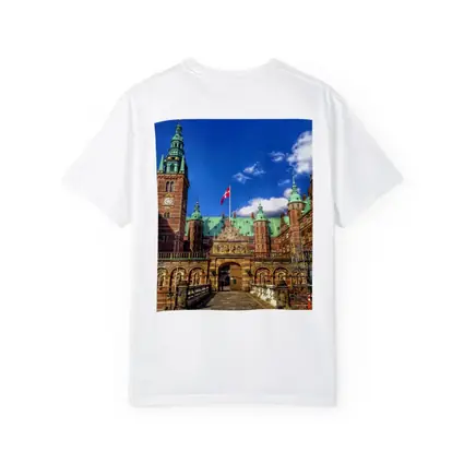 Frederiksborg Castle Copenhagen Denmark Blue Sky