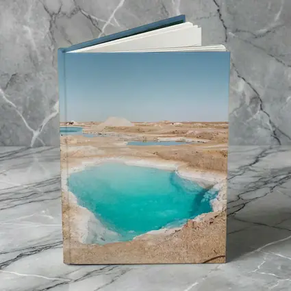 Turquoise Pool Arid Desert Dry Landscape