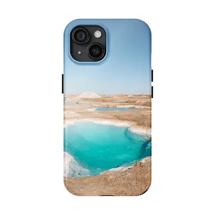Turquoise Pool Arid Desert Dry Landscape