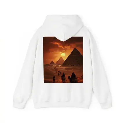 Camel Caravan Giza Pyramids Desert Sunset