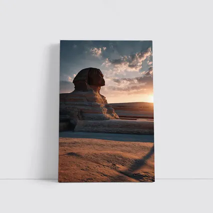 Great Sphinx of Giza at Sunset