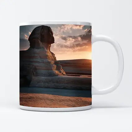 Great Sphinx of Giza at Sunset