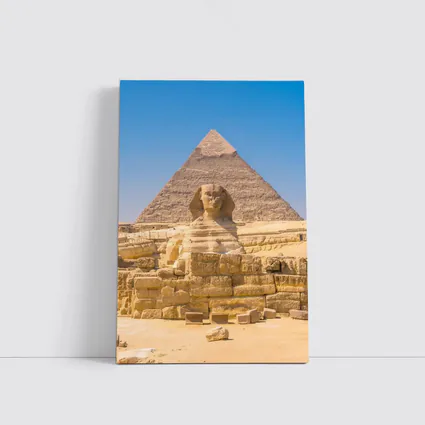 Great Sphinx Giza Pyramid Egypt Desert