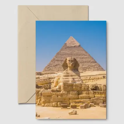 Great Sphinx Giza Pyramid Egypt Desert