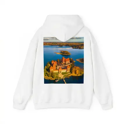 Trakai Island Castle Aerial Lake View