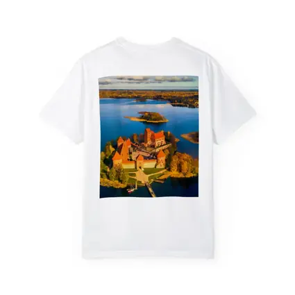 Trakai Island Castle Aerial Lake View