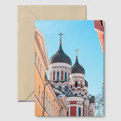 Alexander Nevsky Cathedral Tallinn Blue Sky