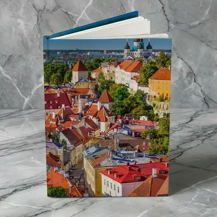 Tallinn Old Town Aerial View Estonia