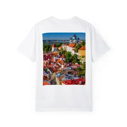Tallinn Old Town Aerial View Estonia