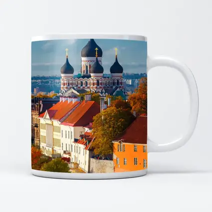 Tallinn Old Town Alexander Nevsky Cathedral Autumn