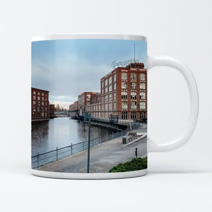 Tampere Finland Industrial Canal Brick Buildings