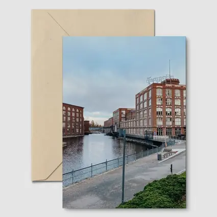 Tampere Finland Industrial Canal Brick Buildings