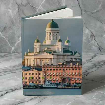 Helsinki Cathedral Green Domes Harbor View