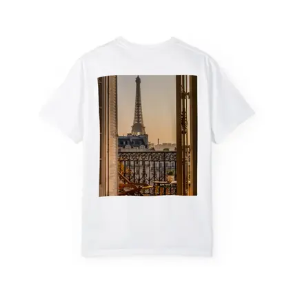 Eiffel Tower View From Paris Balcony