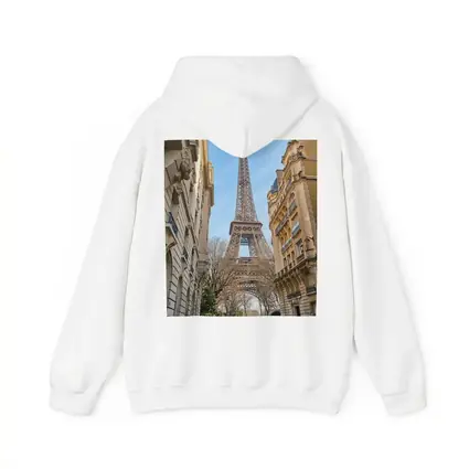 Eiffel Tower Paris Street View Blue Sky