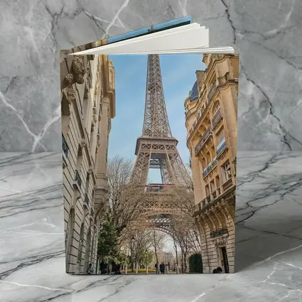 Eiffel Tower Paris Street View Blue Sky
