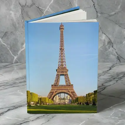Eiffel Tower Paris Blue Sky Green Gardens