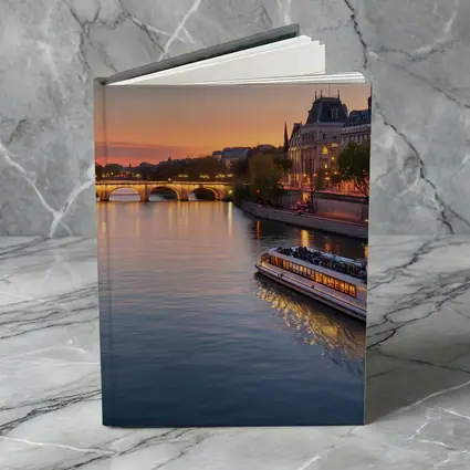 Seine River Paris Sunset Golden Hour