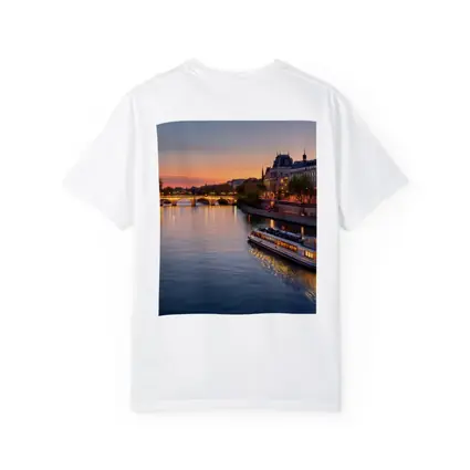 Seine River Paris Sunset Golden Hour