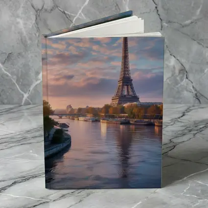 Eiffel Tower Paris Seine River Sunset