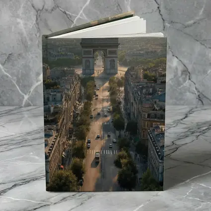 Arc de Triomphe Paris Aerial City View