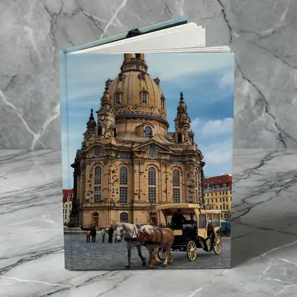 Dresden Frauenkirche Church Horse Carriage Square