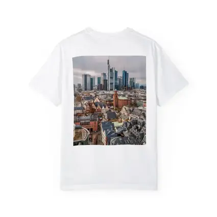 Frankfurt Skyline Old Town Aerial City View