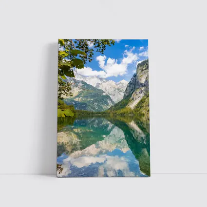 Alpine Lake Mountain Reflection Clear Sky