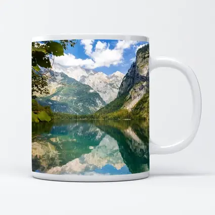Alpine Lake Mountain Reflection Clear Sky