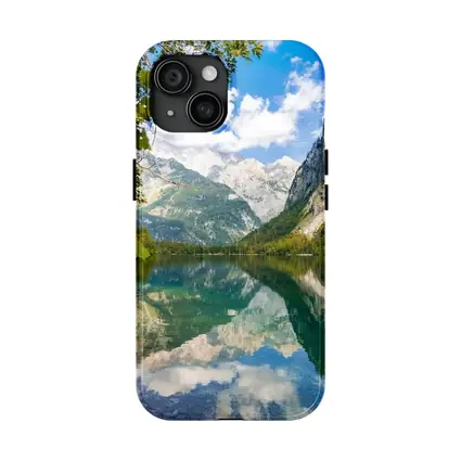 Alpine Lake Mountain Reflection Clear Sky