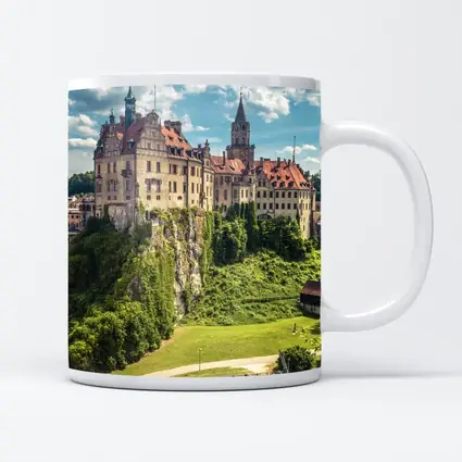 Sigmaringen Castle on Rocky Cliff Germany